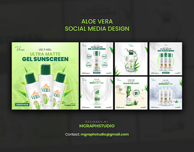 Cosmetics social media advertising banner ads banner aloe vera ads beauty ads banner beauty products cosmetic ads creative ads banner facebook post design social media ads banner social media creatives