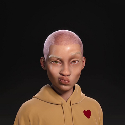 REALISTIC NFT CHARACTER 3d 3d modeling animation blender graphic design realistic