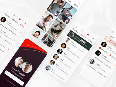 Dating App Redesign app redesign app ui app ux branding case study dating dating app design case study elegant gay lesbian love minimal redesign redesign case study relationships sexual technology tinder tinder app redesign