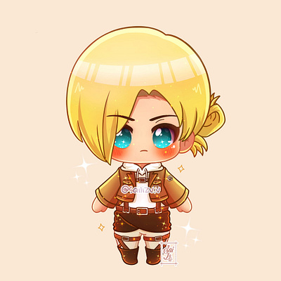 Annie Leonhart from Shingeki No Kyojin FANART adorable adorable lovely artwork concept creative cute art digitalart illustration