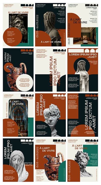 The Carousel of Antiquities branding design graphic design social media