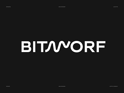 BitMorf - Crypto Currency Logotype blockchain brand branding crypto defi logo logotype nft web3