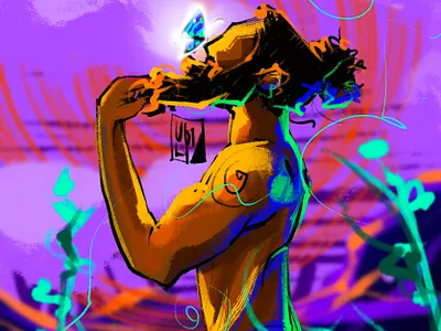 The attitude attitude attitudeillustration design illustration illustrationart indian procreate procreateart ui