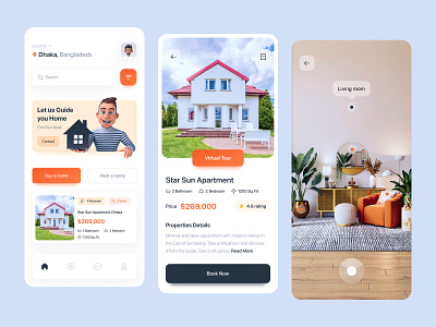 Real Estate App app app design home house mobile mobile app property property app real estate real estate app realestate ui ui design ui inspiration uiux ux