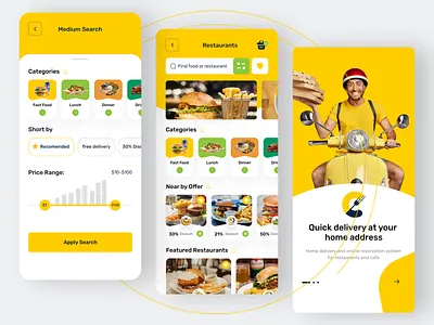 Food Delivery App 🍔 best shot burger delivery man dribbble best shot dry food food food delivery food restaurant home delivery home made food near by restaurant neary by food online food order food pizza reservation