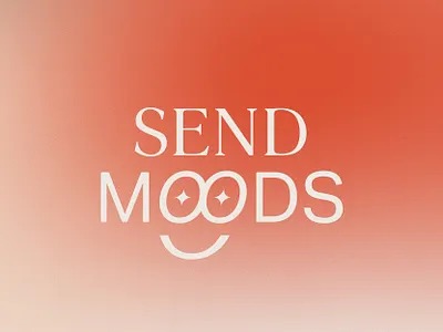 SEND MOODS (please) branding branding and identity design germany gradient graphic hamburg icon logo moods send send moods typography warm