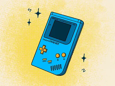 Day 11 — Retro design gameboy illustration procreate retro