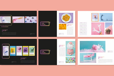 Freebie Retro Style Gradient Portfolio branding clean colorful corporate customizable description download editable example free free download free downloads gradient multipurpose photography portfolio retro retro style style work