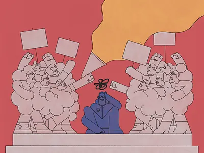 The State of Social Media. animation character design editorial editorial illustration illustration illustrator motion design motion graphics social media style frame