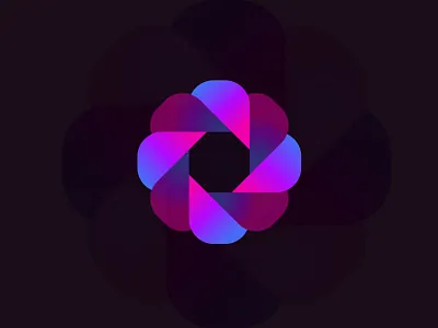 Floral Monogram Logo 02 abstract branding branding design business clothing creative design elegant fashion floral geomatric graphic design identity illustration logo logo design logo inspiration logo mark modern textile