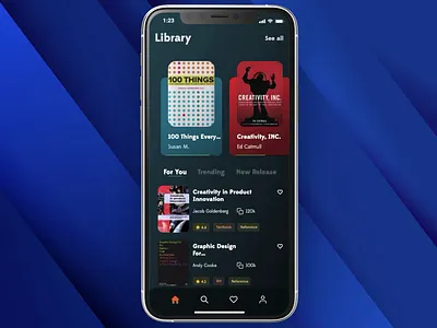 Ebook App app book books ebook ebook app interaction design ios prototype ui ui design uiux user interface