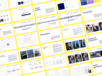 Turnit Brandbook brandbook branding bus cvi design illustration passenger train ui ux vector web
