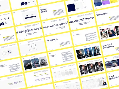 Turnit Brandbook brandbook branding bus cvi design illustration passenger train ui ux vector web