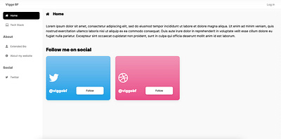 My new website - concept homepage app design ui ux