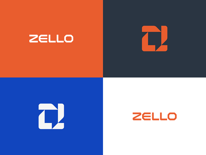 Zello Mark and Logotype branding graphic design logo