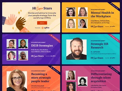 HR Superstars Social Graphics 15five ads hr podcast