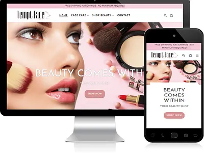 Beauty & Skincare Niche-Shopify Dropshipping Store beauty branding design dropshipping store ecommerce store ecommerce website graphic design logo shopify shopify design shopify store skincare website design