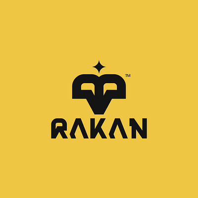 RAKAN branding creative design flat game gaming logo