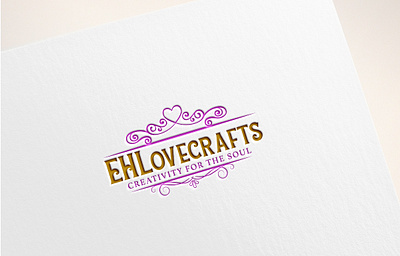 EH LOVE CRAFTS branding design graphic design icon illustration logo