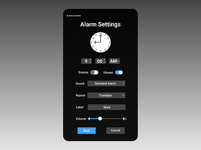 Daily UI #007 - Settings dailyui design settings ui