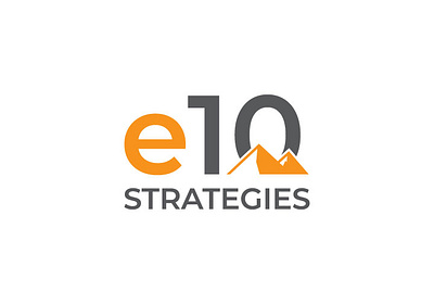 e10 STRATEGIES branding design graphic design icon illustration logo