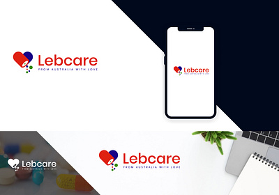 LEB CARE branding design graphic design icon illustration logo