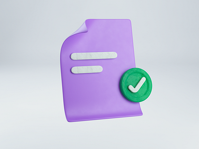 Test Illustration 3d 3d art cinema4d clean colorful cute education exam icon illustration minimal octane render test ui