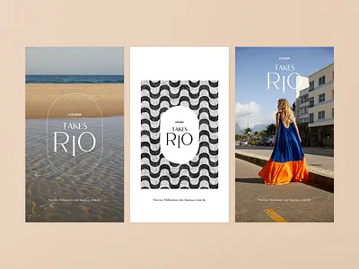 Louisa Takes Rio │ stories for launching of the new collection clean dress fashion brand fresh instagram rio de janeiro stories template