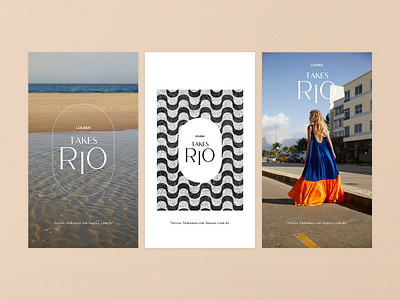 Louisa Takes Rio │ stories for launching of the new collection clean dress fashion brand fresh instagram rio de janeiro stories template