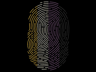 Non-binary fingerprints 2.0 art digital digital art dna enby finger fingerprint gender genderqueer lgbt lgbt community lgbtq lgbtq community lgbtqia mixed media nonbinary pride print queer skin