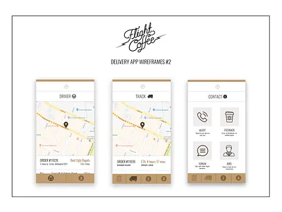 Flight Coffee mobile app #2 beans coffee coffee beans delivery jack jackupton jackuptondesign mobile ui upton ux