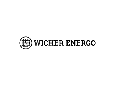 Wicher Energo Logo brand branding brandmark case study design energy energy logo logo logo design logo designer monochrome logo monogram logo thunder thunder logo vector we monogram