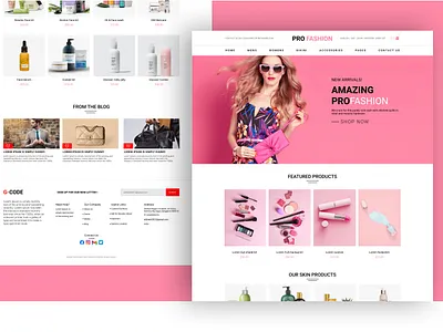 E-Commerce Landing Page by Khalid