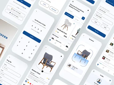 Furniture e-commerce App app design app experience app web design designer e commerce ap figma expert furniture e commerce app property ui design ui experience uiux user experince user interface ux design