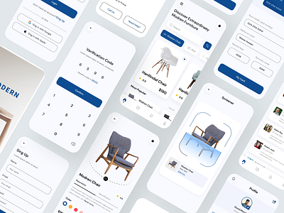 Furniture e-commerce App app design app experience app web design designer e commerce ap figma expert furniture e commerce app property ui design ui experience uiux user experince user interface ux design