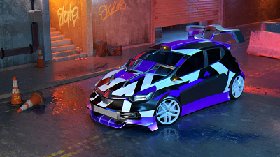 Concept car / CBRP 3d automotive c4d cinema 4d concept illustration modeling render