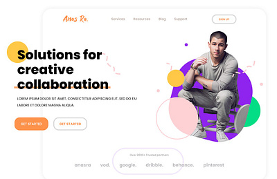 Agency Depth | Creative header design