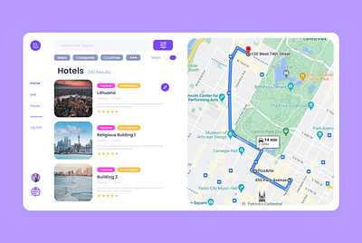 Agency Depth | Map Website design
