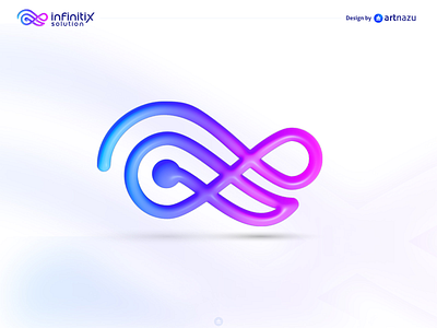 Infinitix solution Abstract logo with infinity Shape abstract artnazu best logo designer branding creative logo designer design financial flat icon illustration infinity logo logo designer minimal minimal logo designer modern monogram symbol unlimited vector