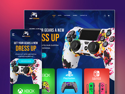 Custom Gaming behance dailyui design dribbblers graphic design graphicdesignui logo portfolio ui uidesign userexperience userinterface ux ux design