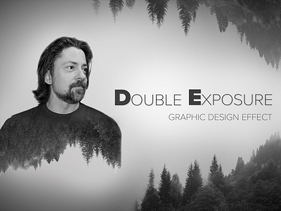 Double Exposure art design graphic design photoshop typography