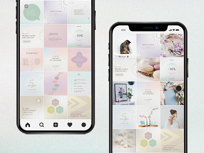 Instagram account design account branding canva design graphic design instagram post social media template