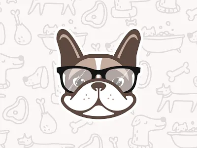 FrenchBull for Unleashed Bar™ dog french bulldog frenchie nerdy pooch pup puppy