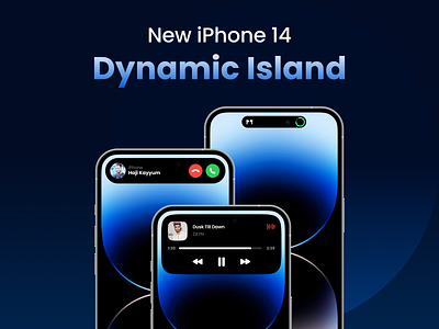 iPhone 14 Dynamic Island Modern Design app branding design graphic design illustration iphone logo typography ui ux vector