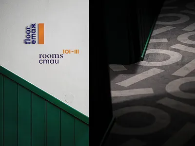 cota1110 interior details branding bulgaria carpet custom environmental floor fourplus geometry hotel interior ivaylo nedkov navigation numbers print room signage stairs system typography wayfinidng