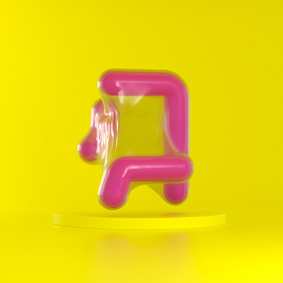 DAY 6 - letter Д д 3d design graphic design illustration lettering
