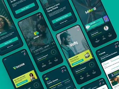 Sicoob App Suite Redesign - 2018 app bank banking fintech mobile onboarding redesign sicoob suite ui unified