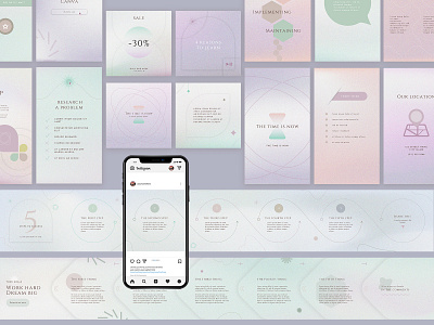 Instagram templates account background branding canva carousel design graphic design instagram post social media story template