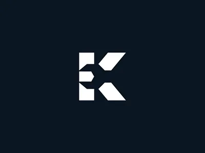 Letter K + Wrench branding car clean design geometric graphic design k letter logo mechanic modern repair wrench