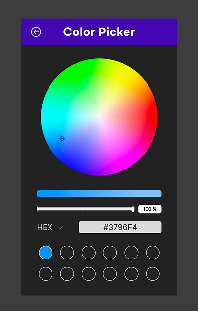 #DailyUI :: 060 Color Picker dailyui 060 color picker